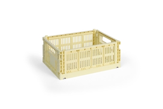 HAY Colour Crate folde opbevaringskasse medium gul